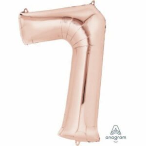 S.A Balloon - Jumbo Number - 7 Rose gold