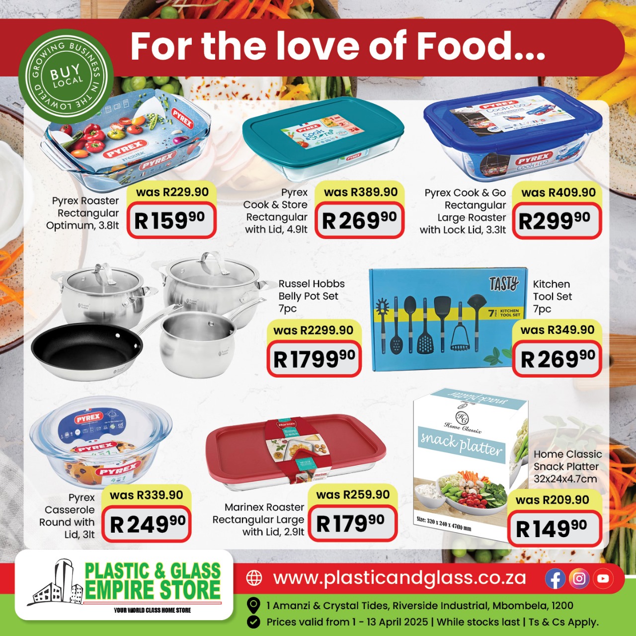 Love of food specials