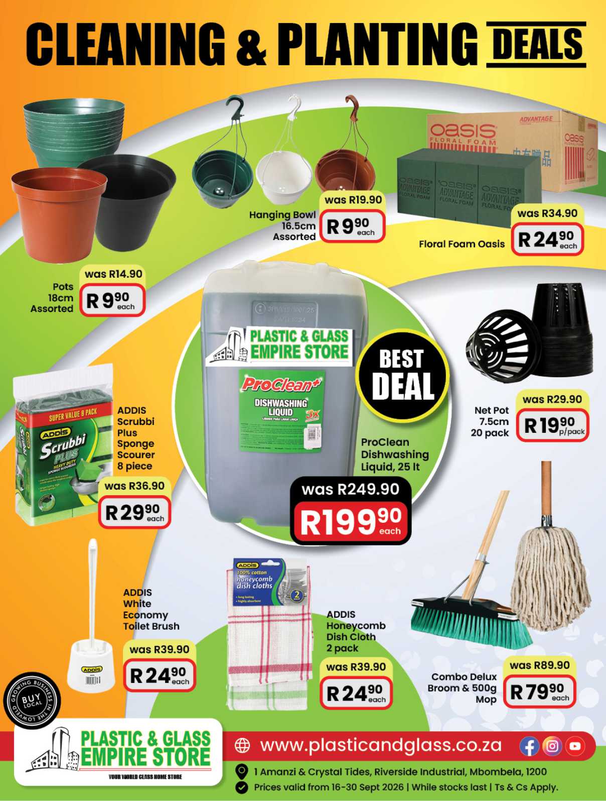CLEANING & PLANTING DEALS